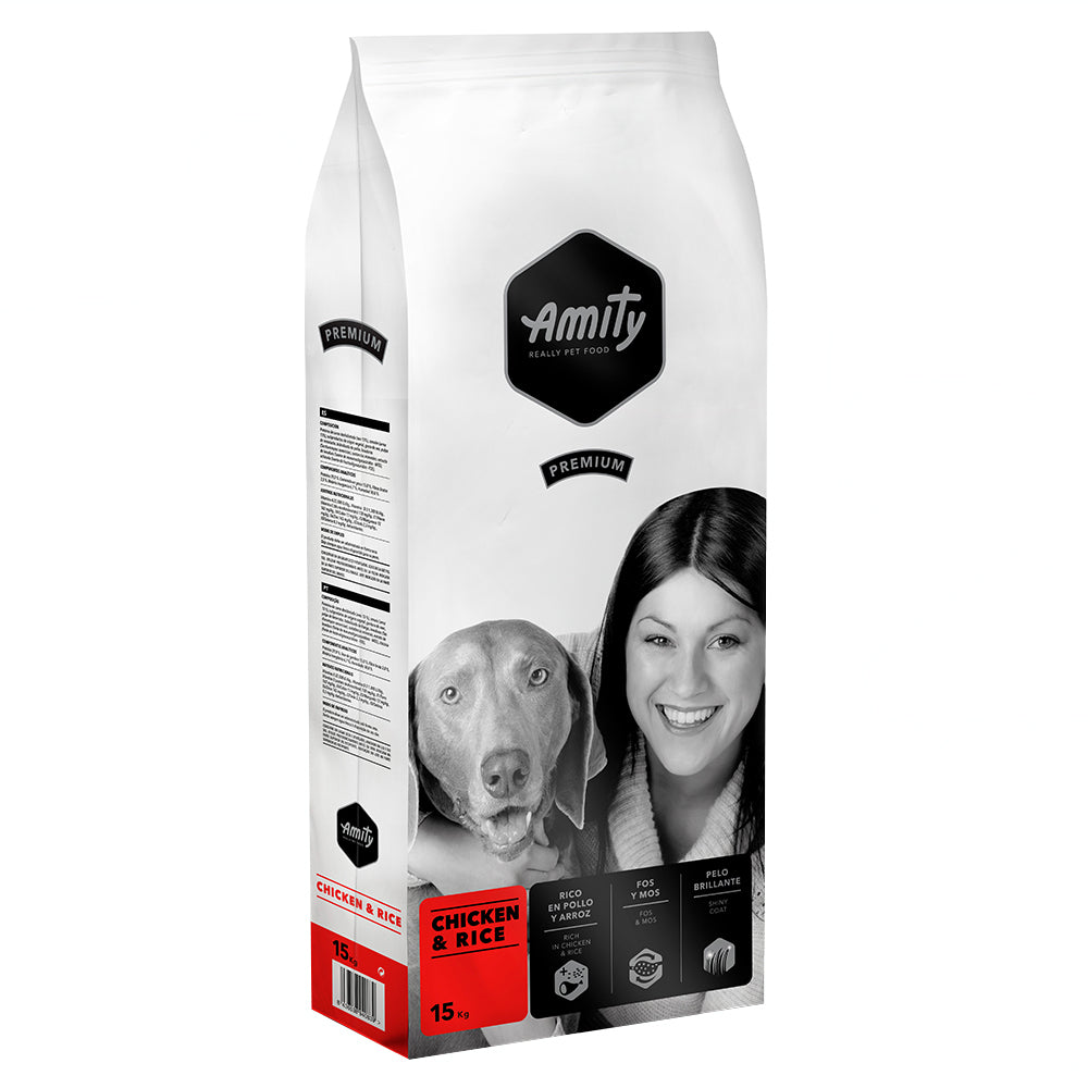 Amity Cão PREMIUM - Frango e Arroz 15kg