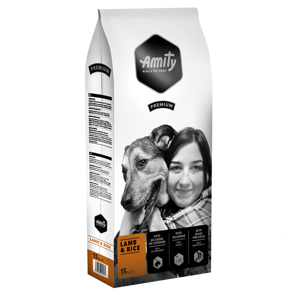 Amity Cão PREMIUM - Cordeiro e Arroz 15kg
