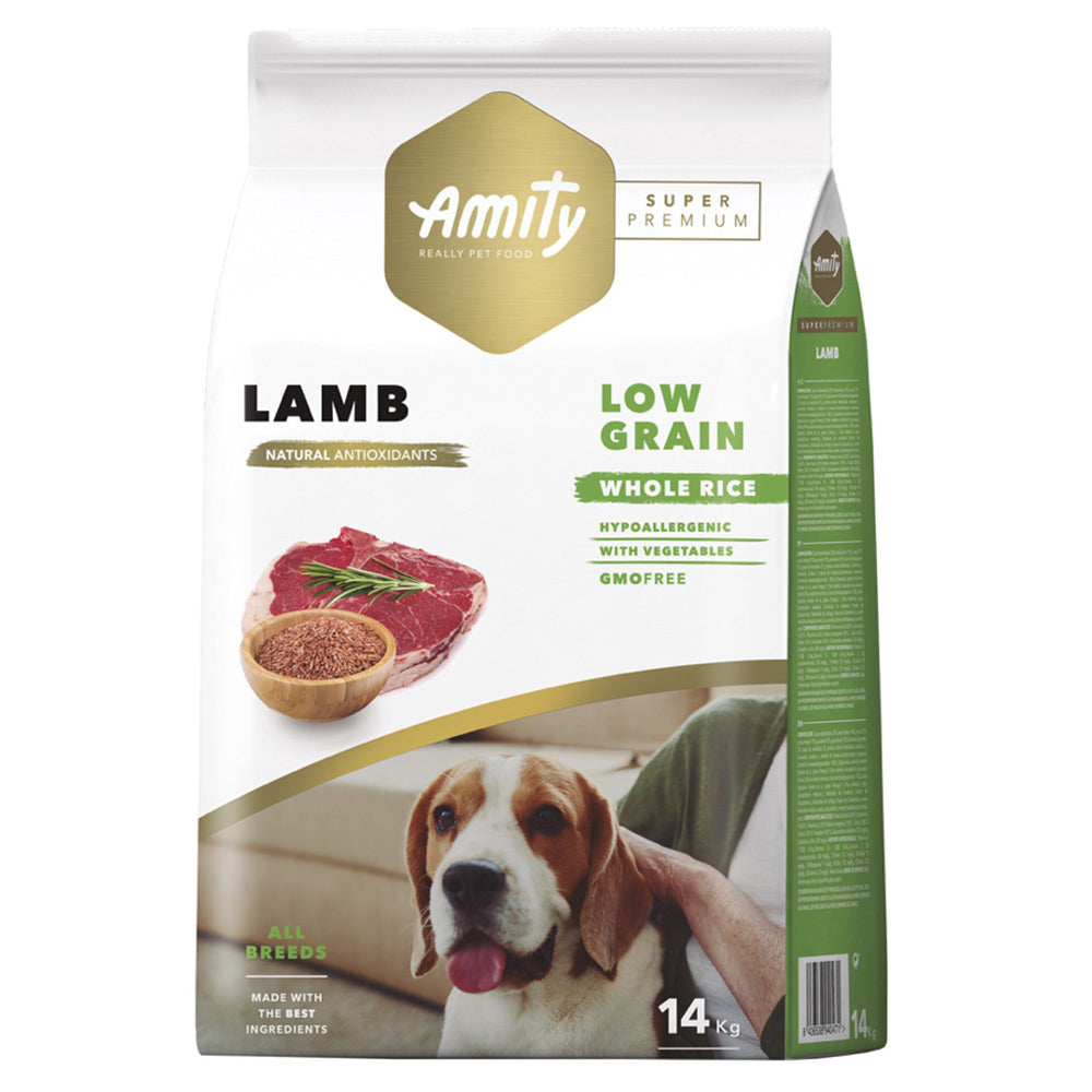 Amity Cão SUPER PREMIUM Low Grain - Cordeiro 14kg