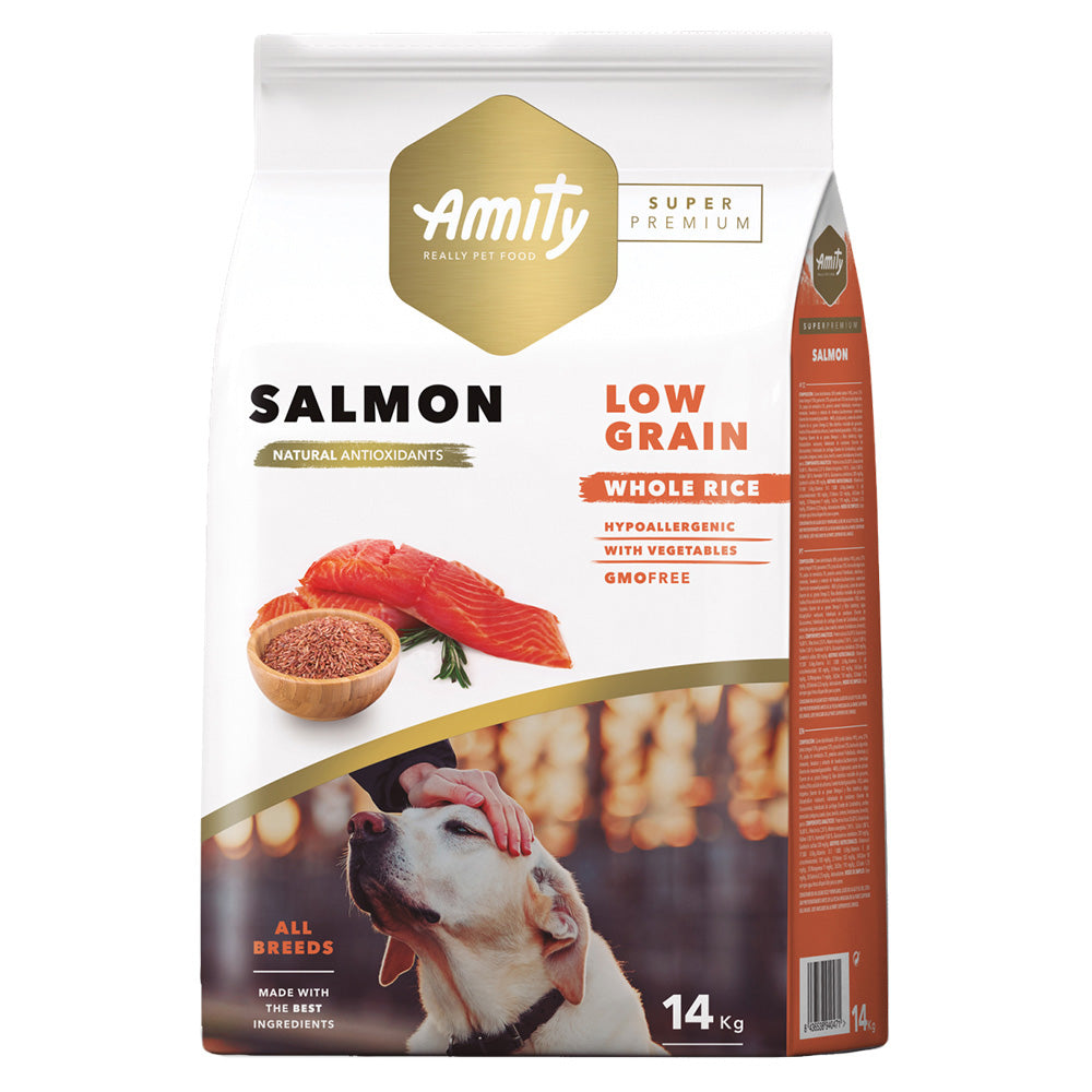Amity Cão SUPER PREMIUM Low Grain - Salmão 14kg