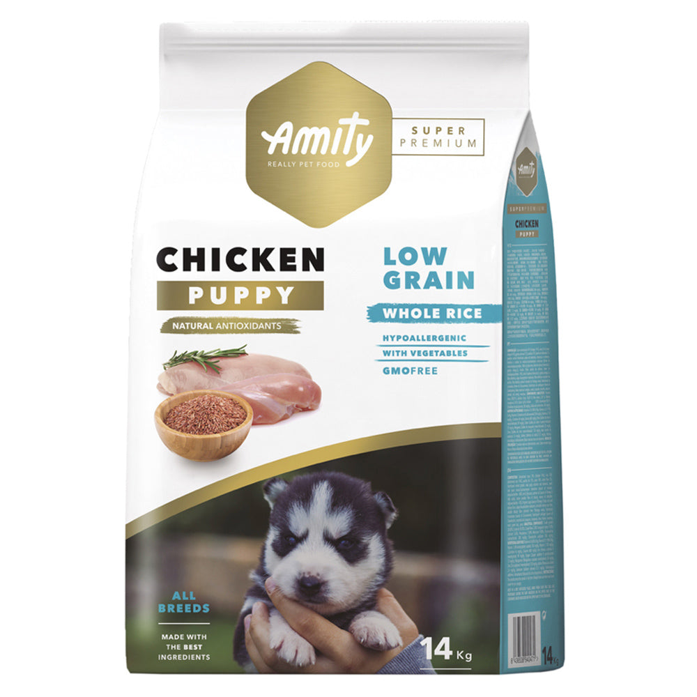 Amity Cão SUPER PREMIUM Low Grain - Puppy 14kg