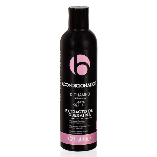 Champô Condicionador Bubbles - Extrato Queratina