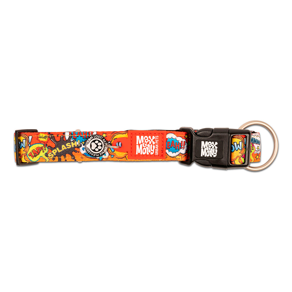 Coleira com ID Tag Max&Molly - Heroes
