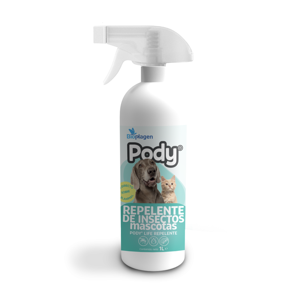Pody Spray Dimeticona - Antiparasitário para cães e gatos 500ml