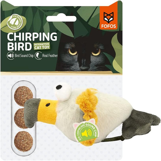 Águia Maluca com som e catnip - FOFOS