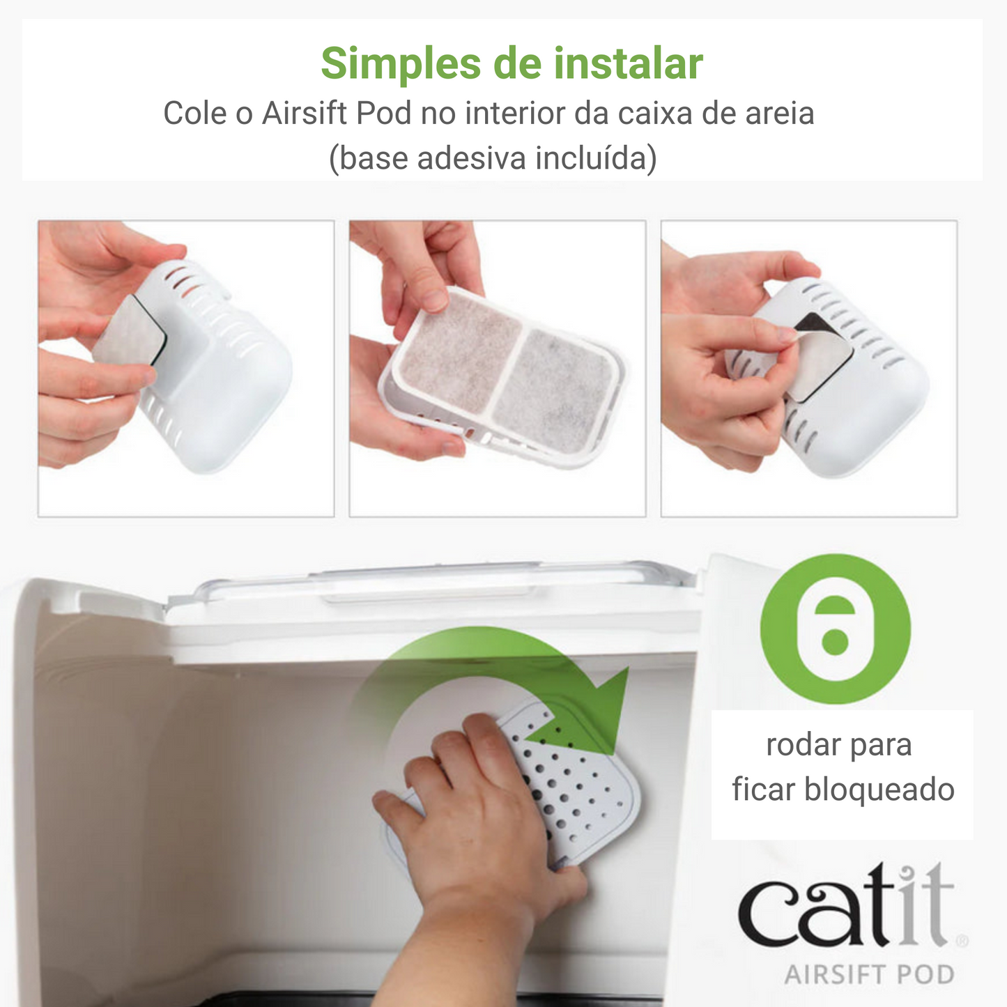 Airsift Pod Removedor de odores para WC - Catit