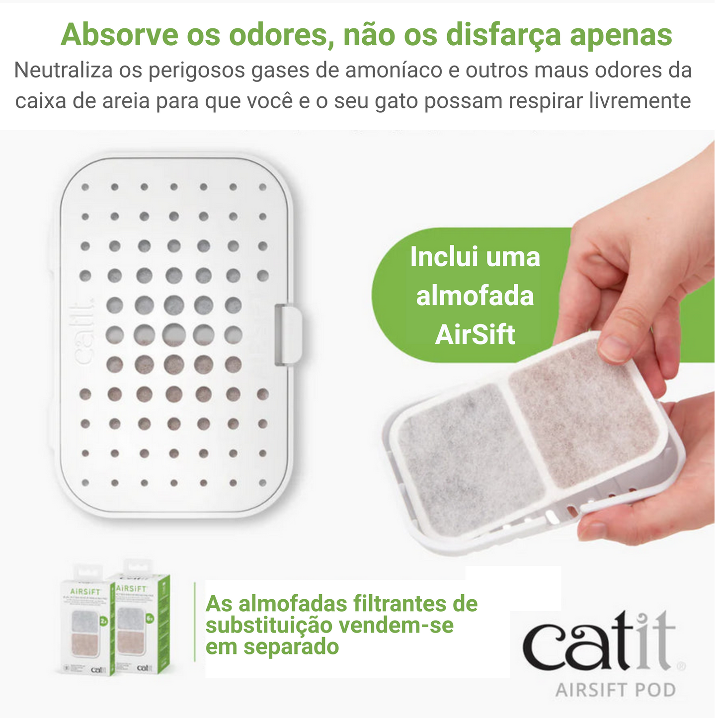 Airsift Pod Removedor de odores para WC - Catit
