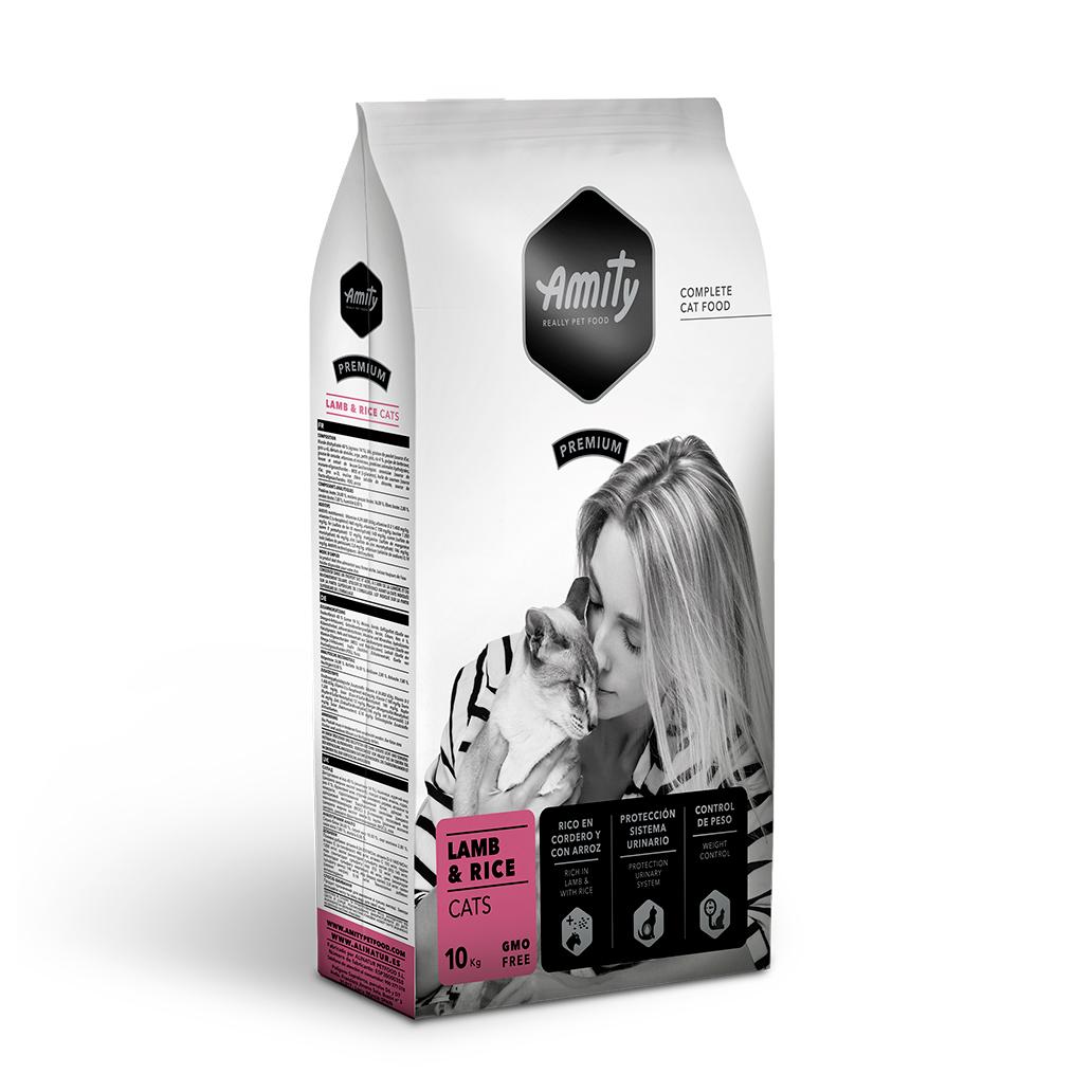 Amity PREMIUM Gato Adulto - Cordeiro e Arroz 10kg