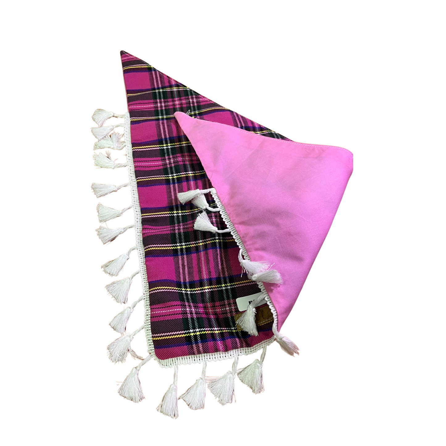 Pajé Bandana Xadrez Rosa