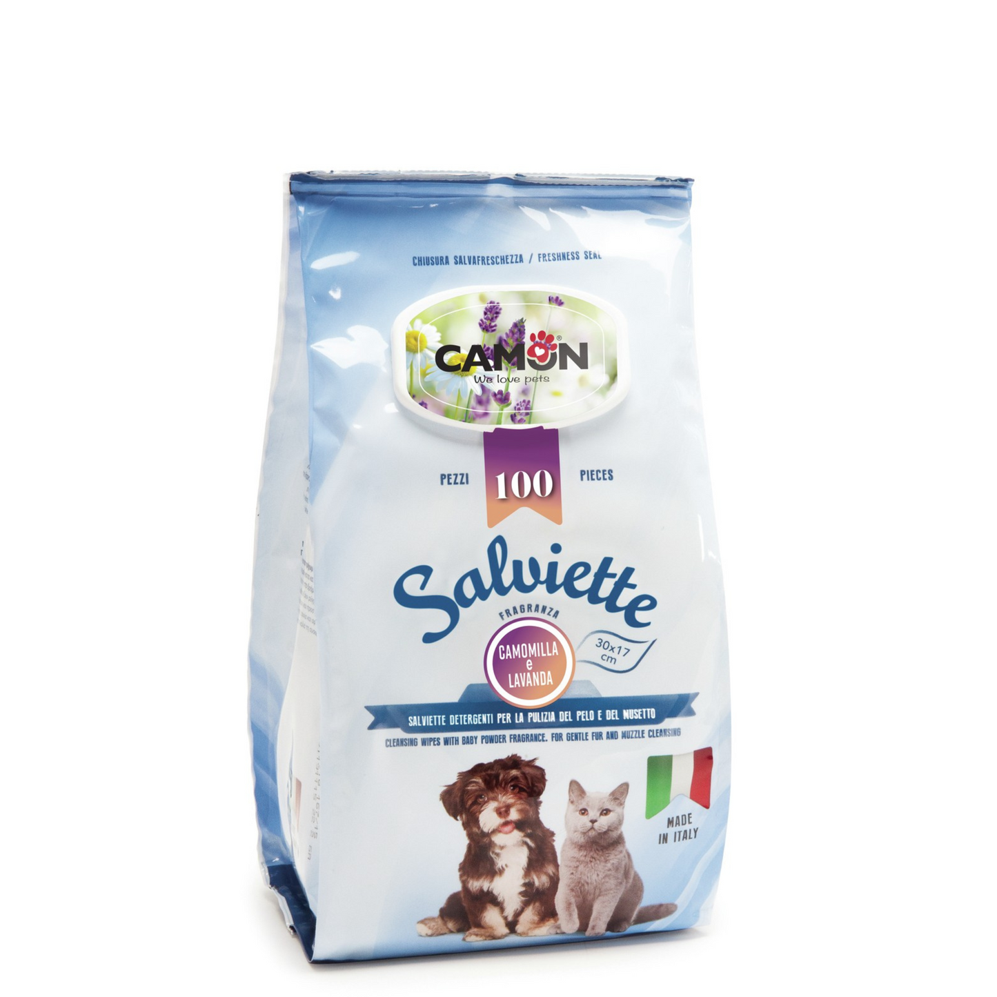 Toalhitas Camon Camomila e Lavanda 100un