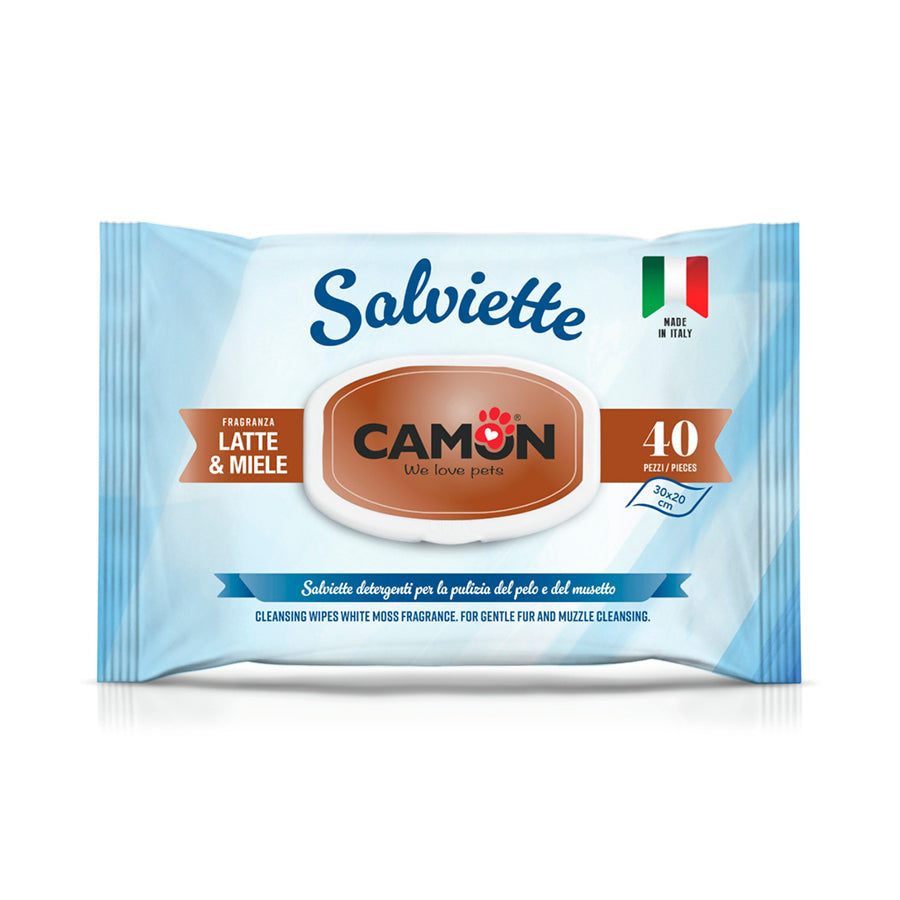 Toalhitas Camon Leite e Mel 40un