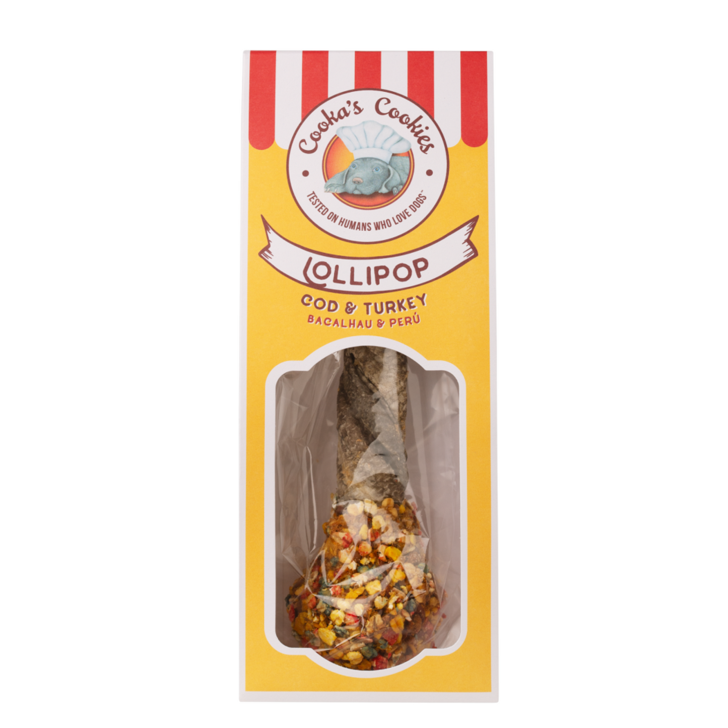 Cooka's Cookies - Lollipop de bacalhau e peru