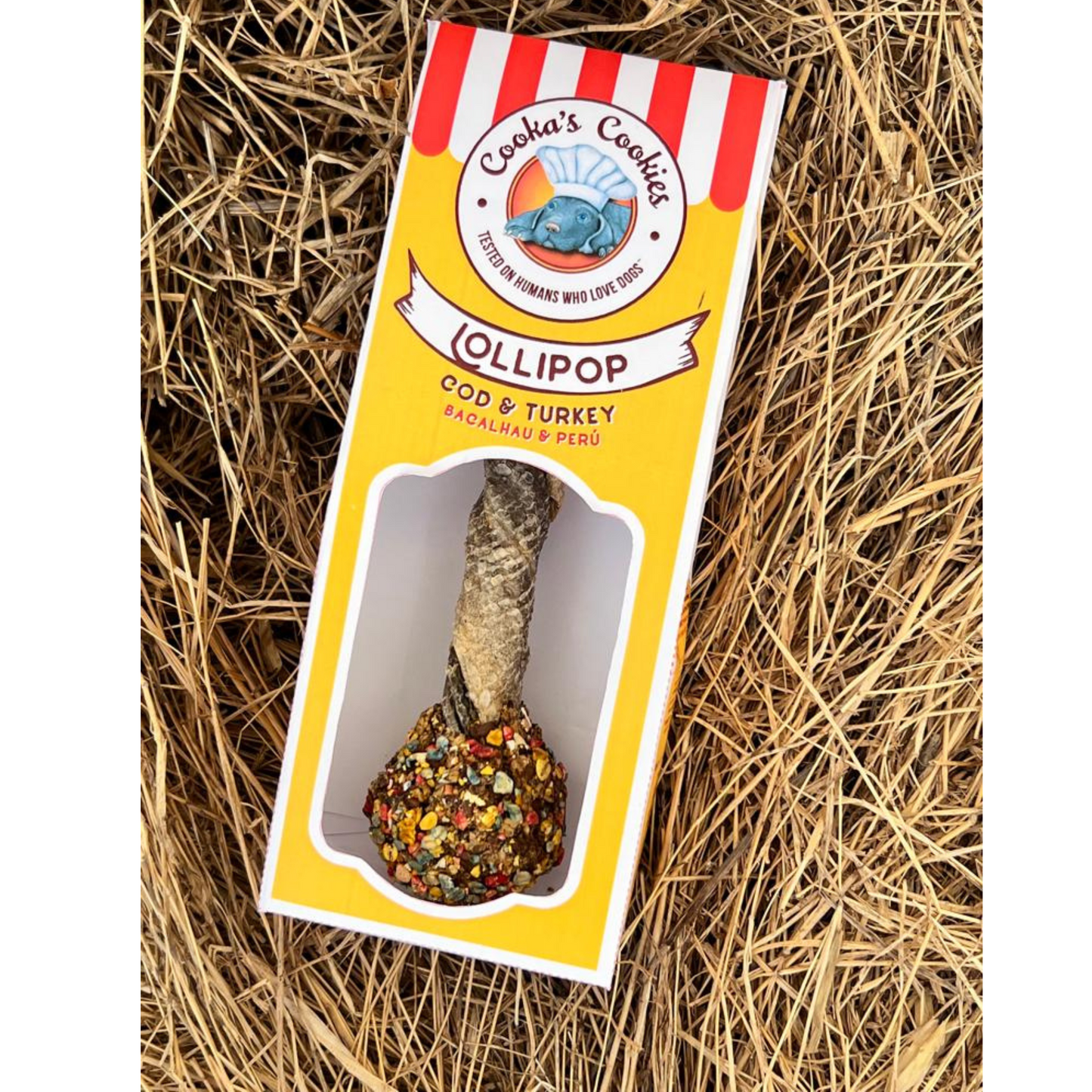 Cooka's Cookies - Lollipop de bacalhau e peru