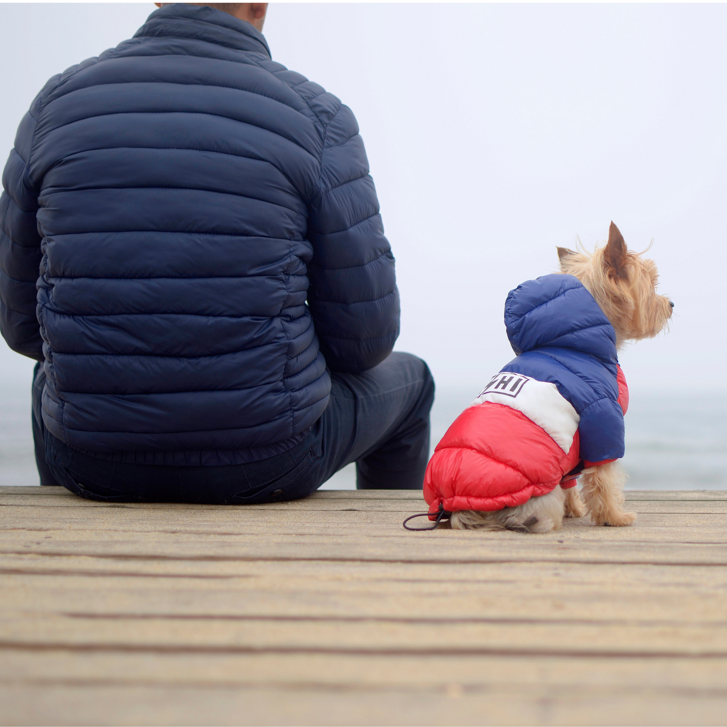 Dashi Anorak Stripes - Vermelho e Azul