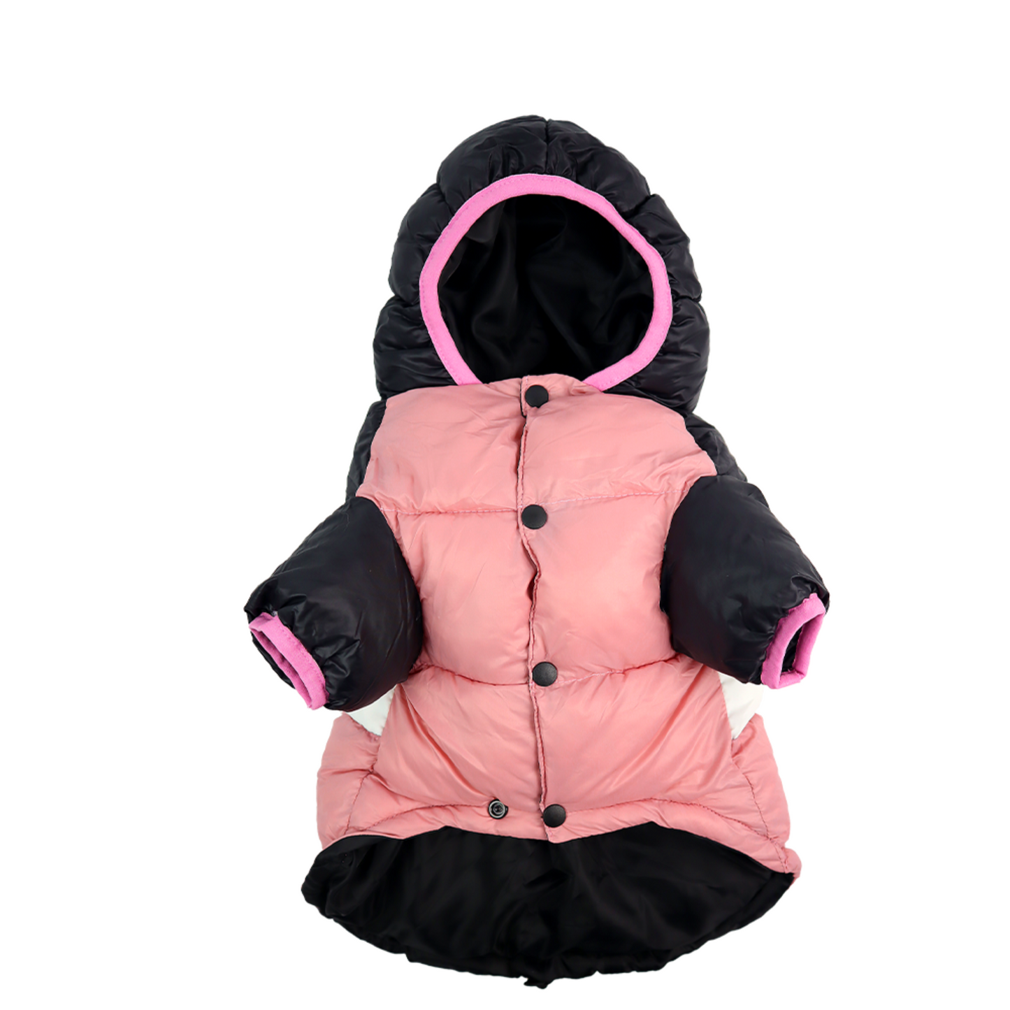 Dashi Anorak Stripes - Rosa e Preto