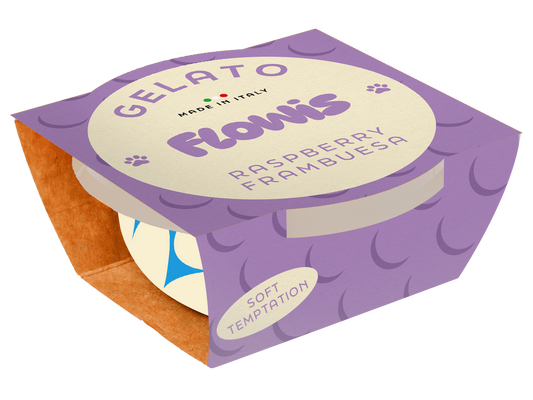 Gelado para cães Flowis - Framboesa