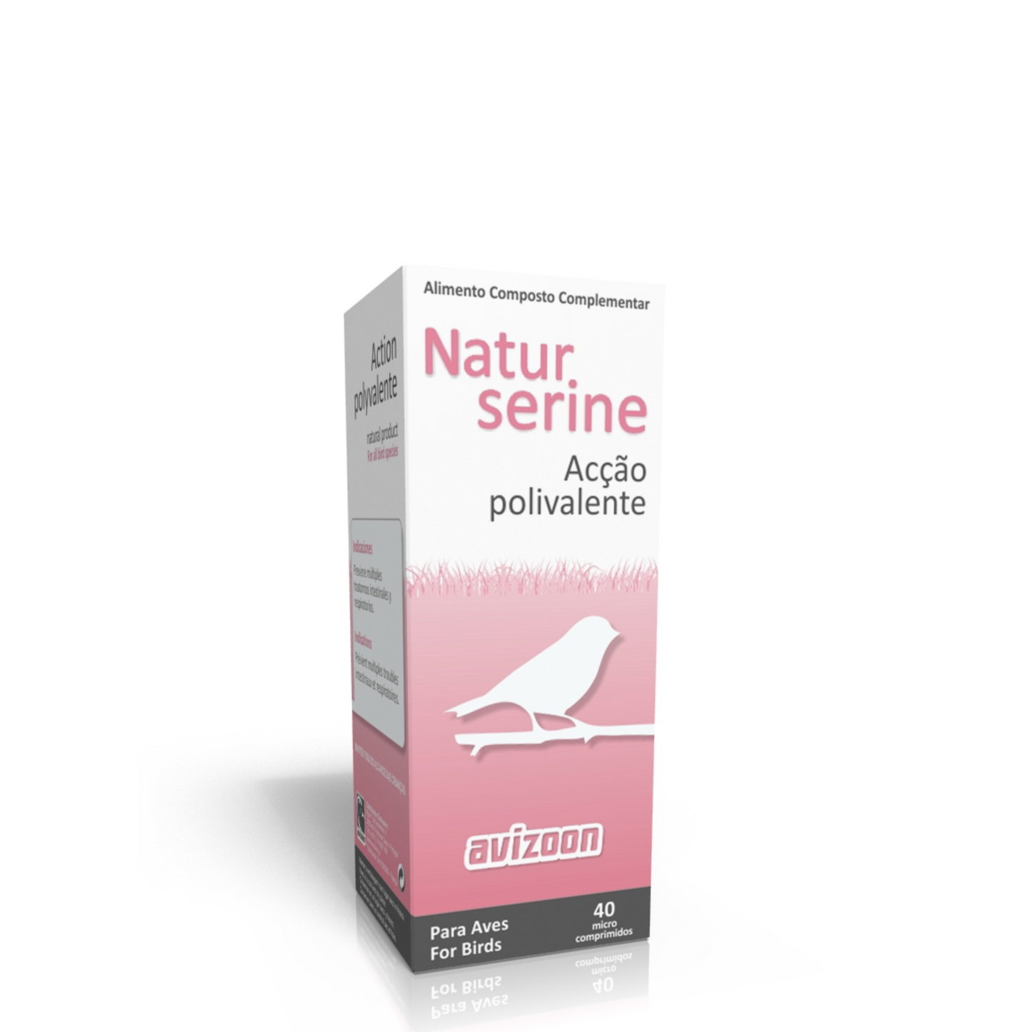 Avizoon Natur Serine 10ml - distúrbios intestinais e respiratórios para aves