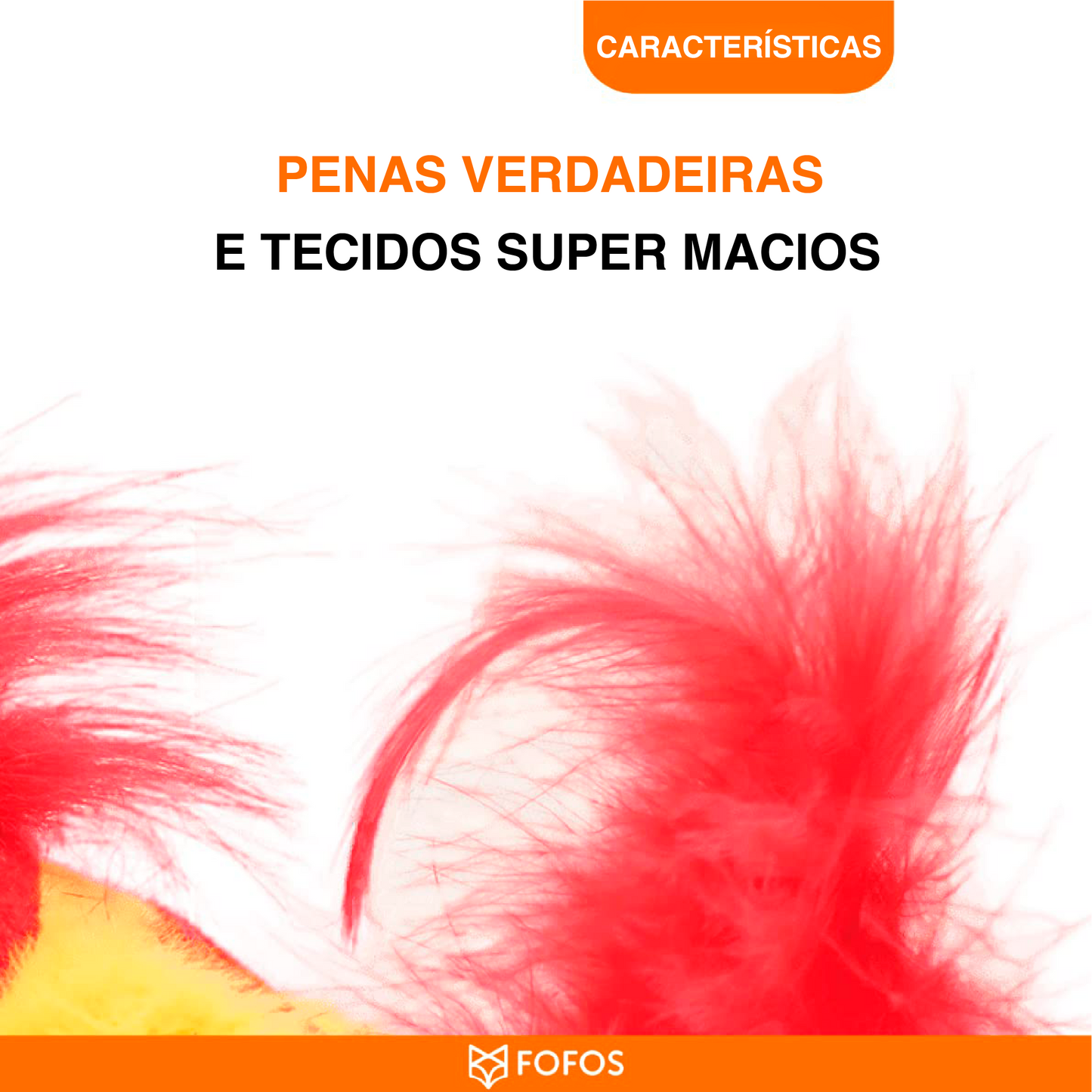 Papagaio vermelho com som e catnip - FOFOS