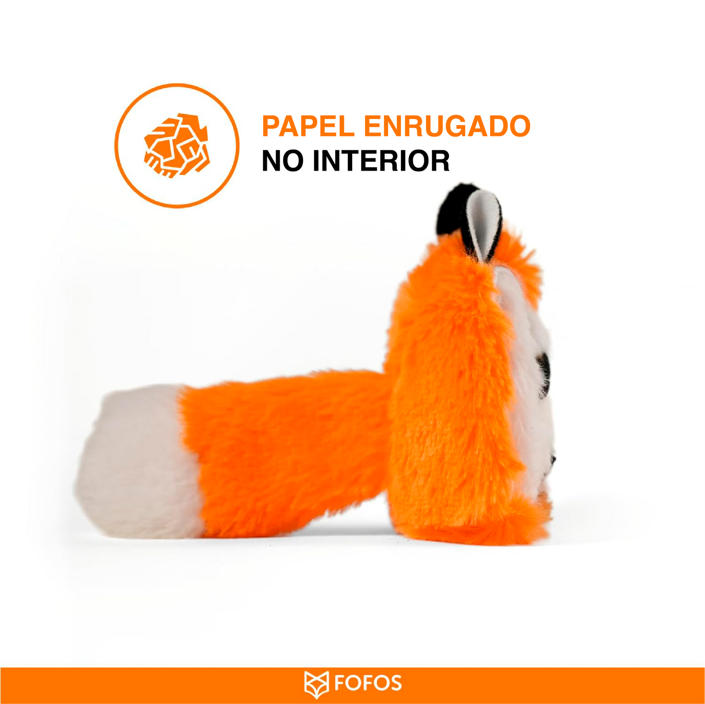 Raposa de Peluche com catnip - FOFOS