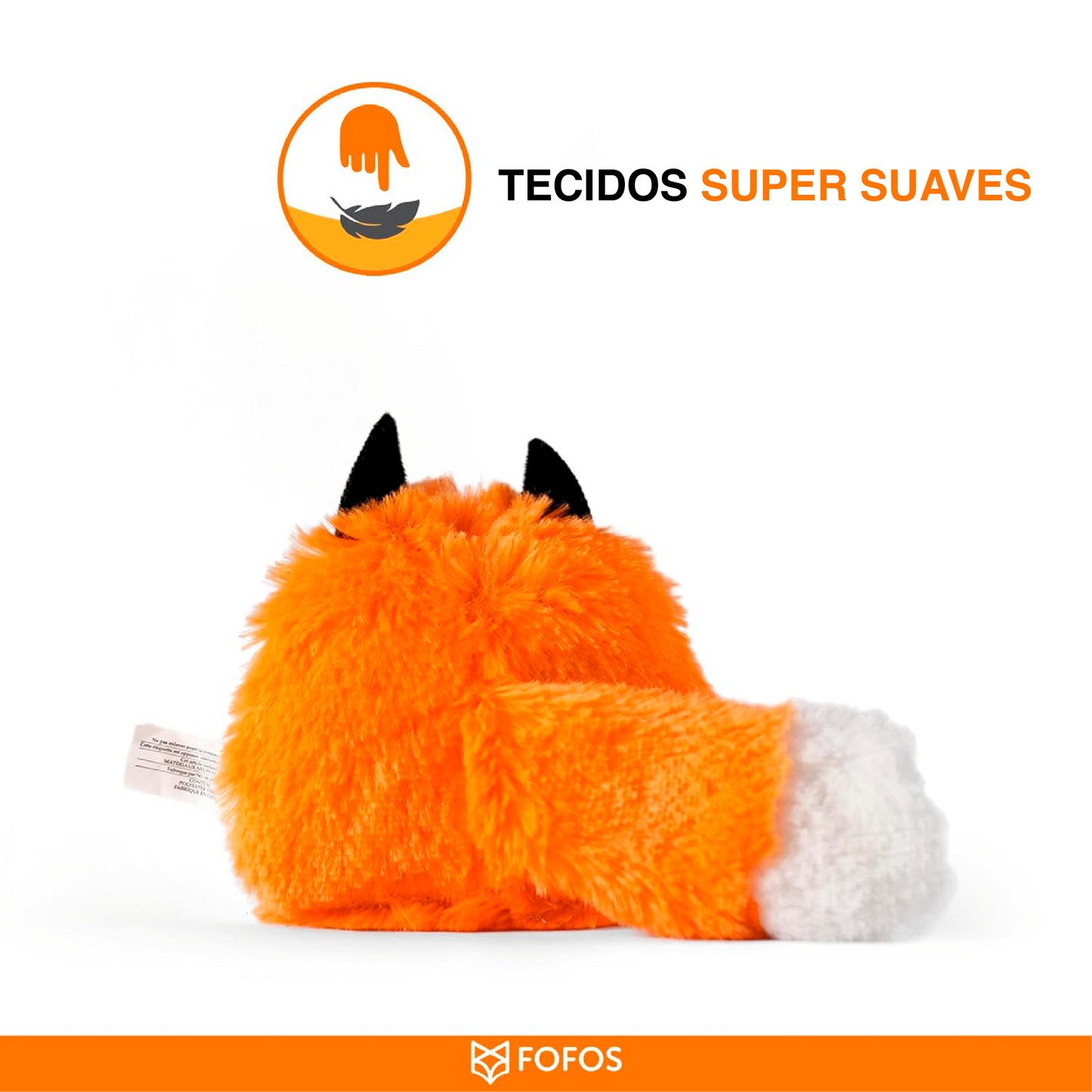 Raposa de Peluche com catnip - FOFOS