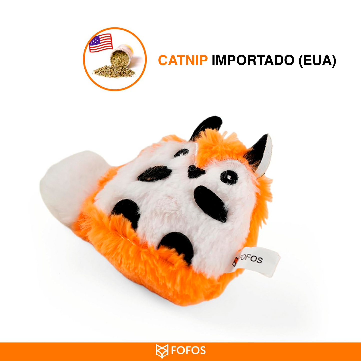 Raposa de Peluche com catnip - FOFOS