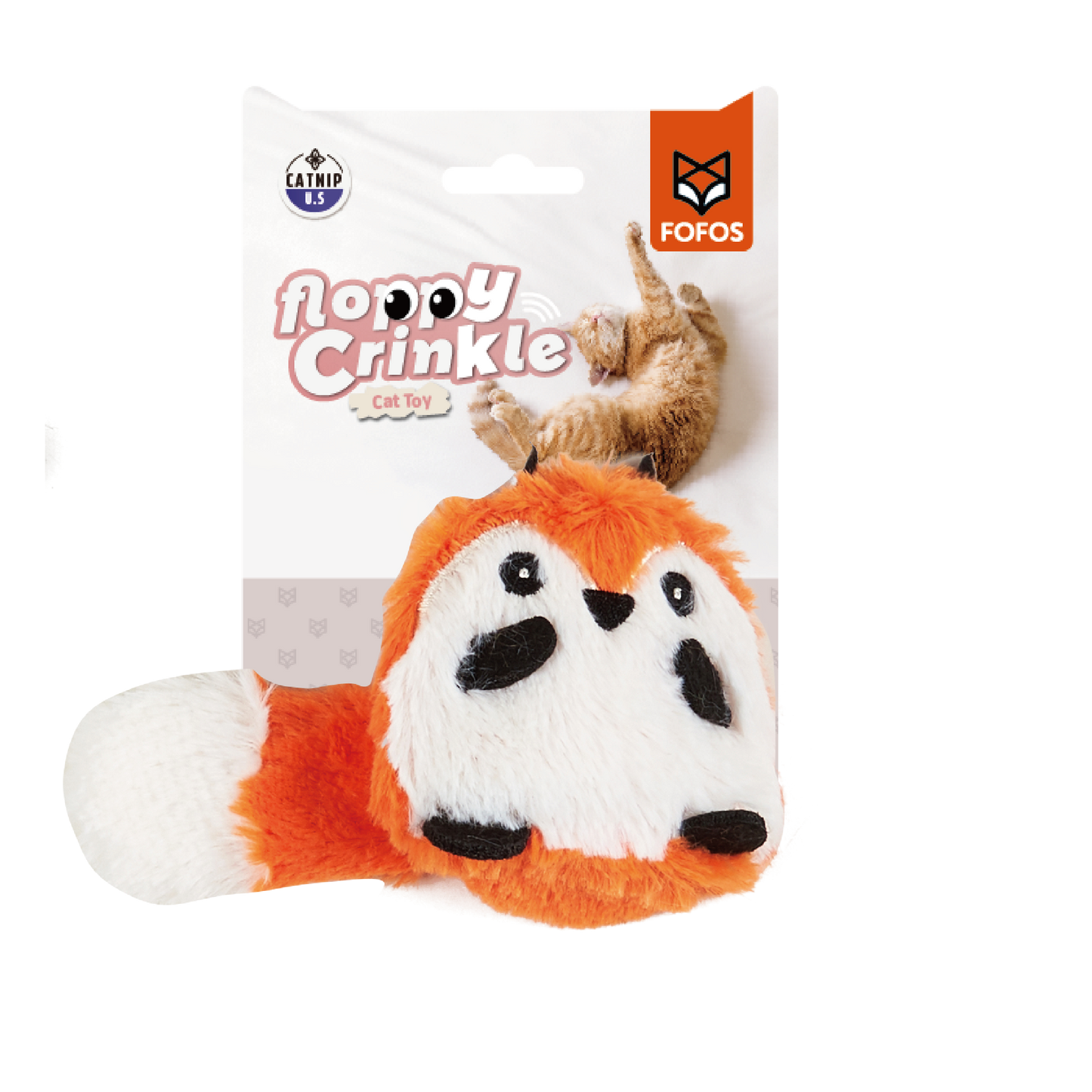 Raposa de Peluche com catnip - FOFOS