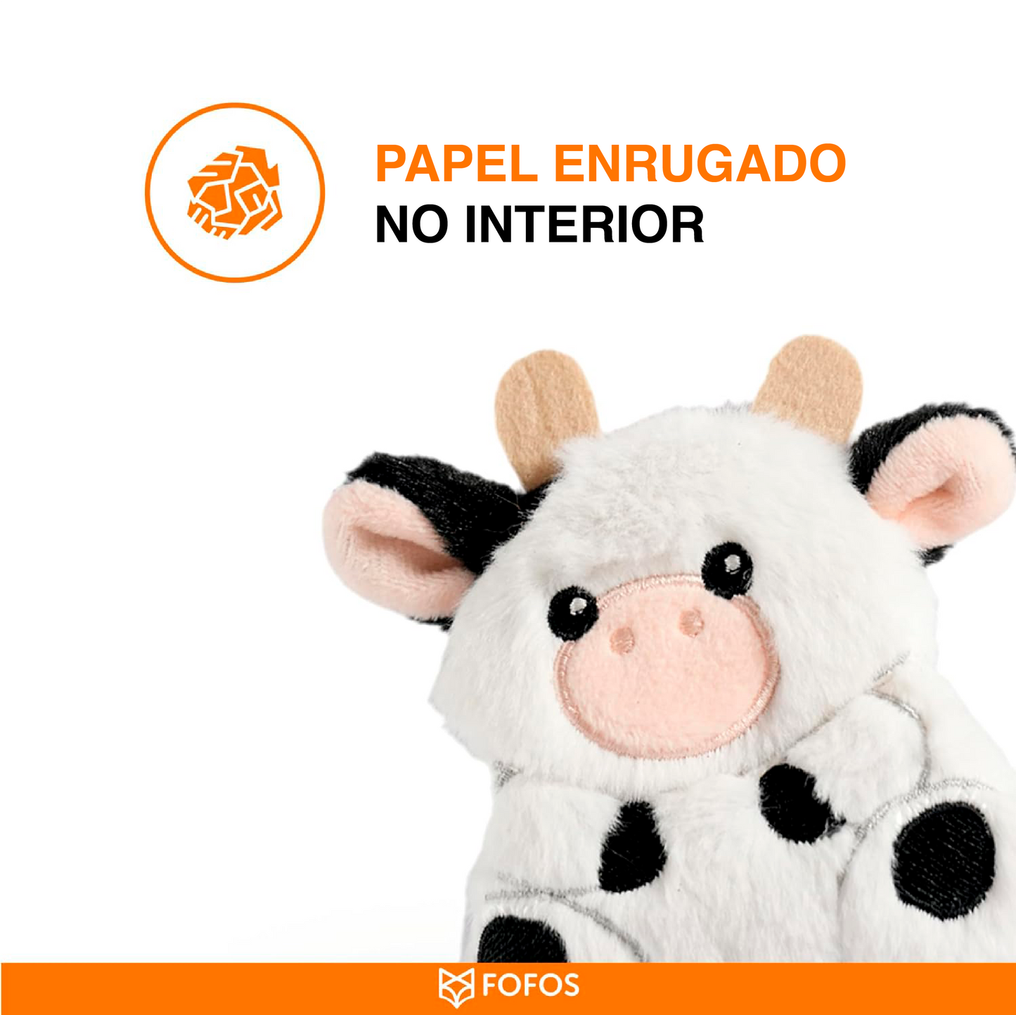 Vaca de Peluche com catnip - FOFOS