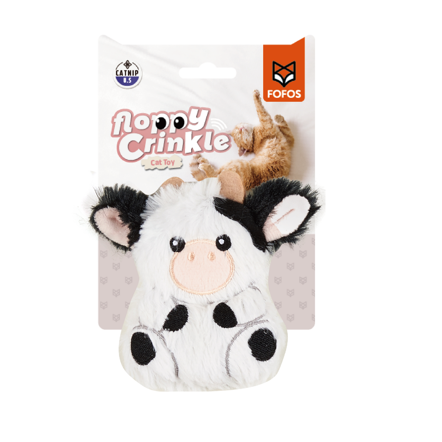 Vaca de Peluche com catnip - FOFOS
