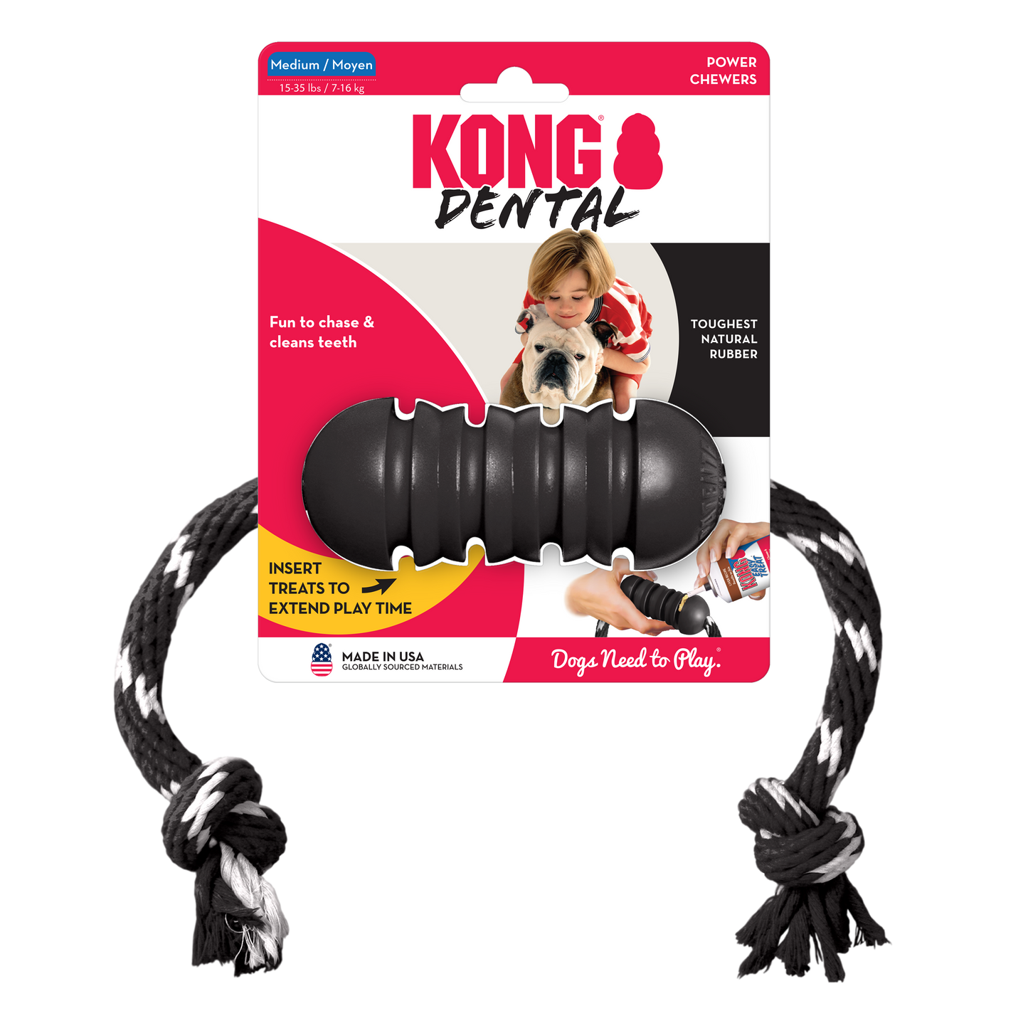 Kong Extreme Dental com corda M