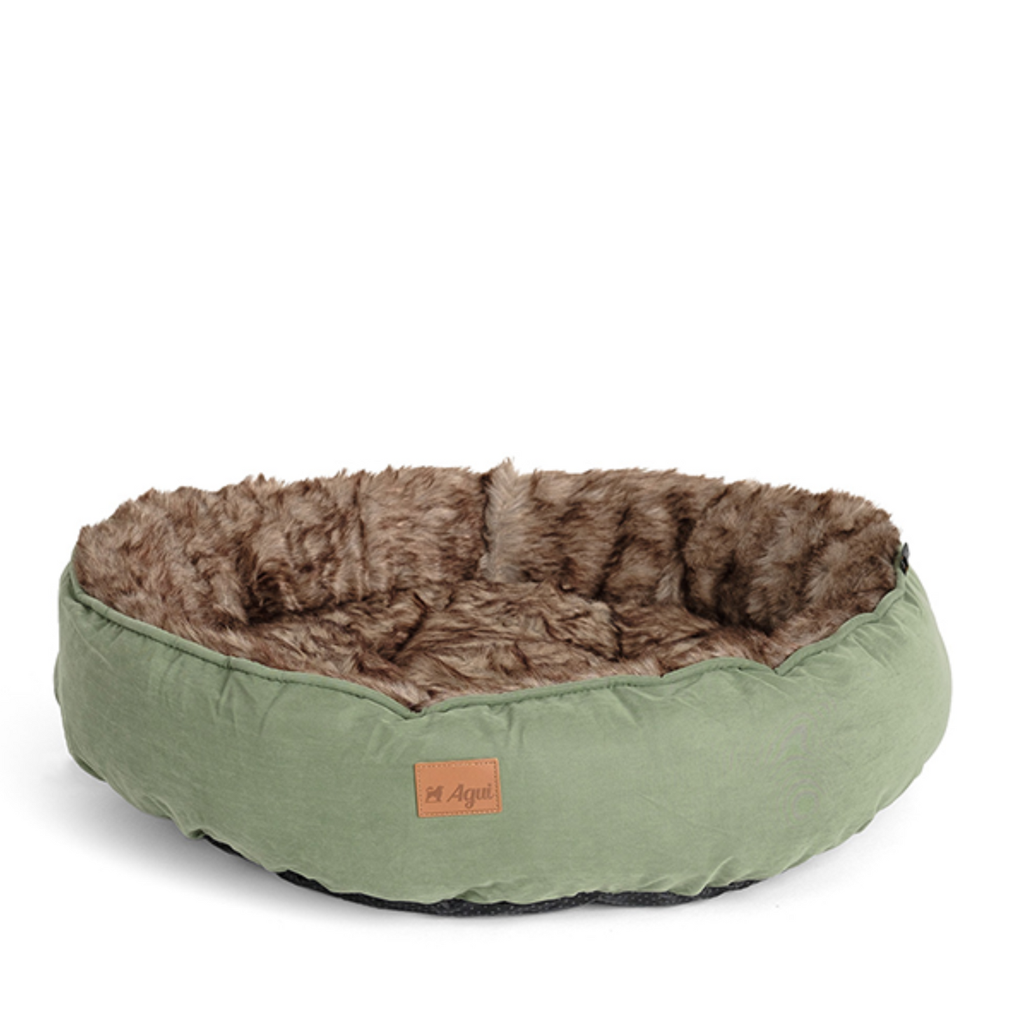 Cama Furry Donut Verde L - Agui