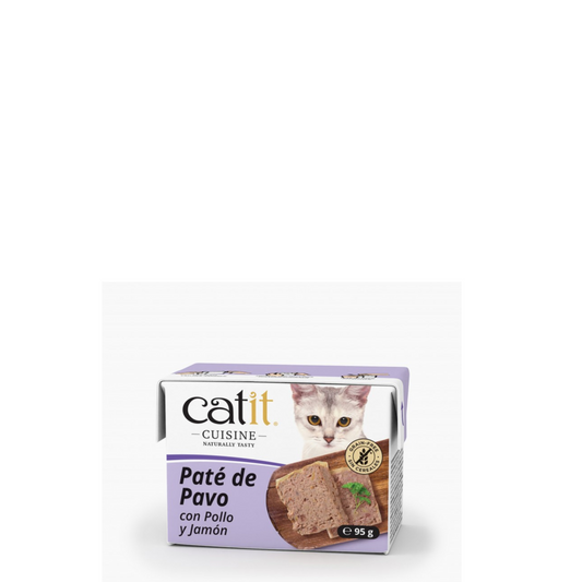 Catit Cuisine Patê Peru com Frango e Presunto 95g