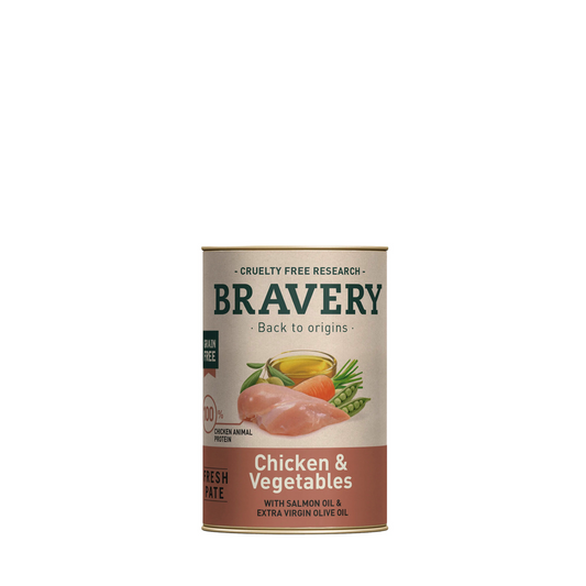 Bravery Patê Frango e Vegetais