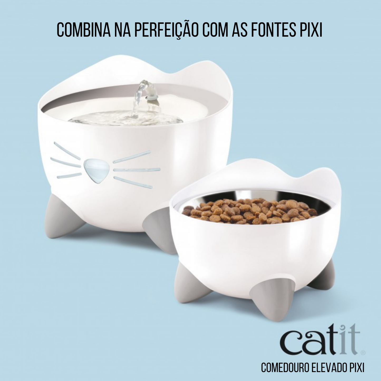 Comedouro elevado PIXI - Catit