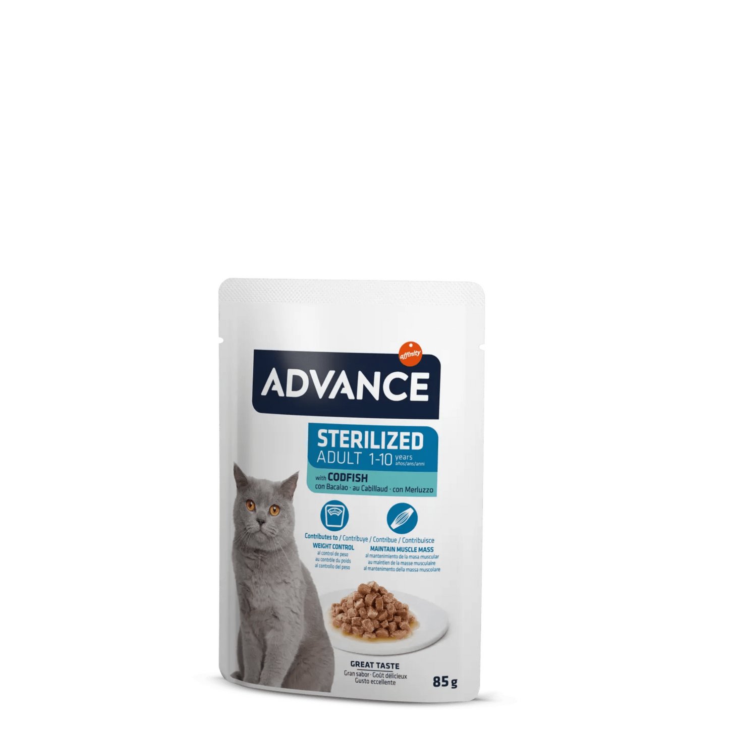 Advance Adulto Esterilizado Bacalhau 85g