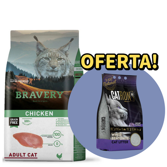 Bravery Gato Adulto Frango