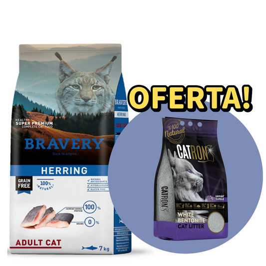 Bravery Gato Adulto Arenque
