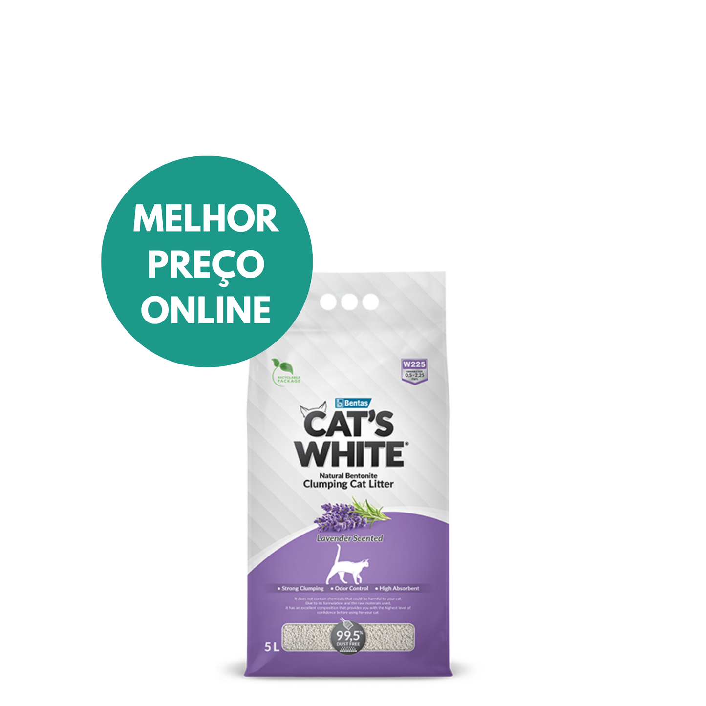 Areia Cat's White Lavanda 5L