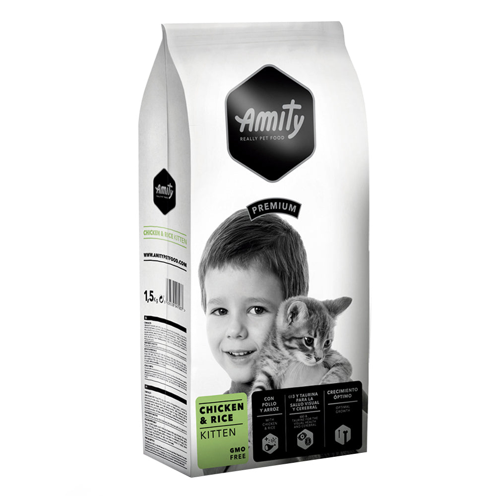 Amity PREMIUM Kitten - Frango e Arroz 10kg