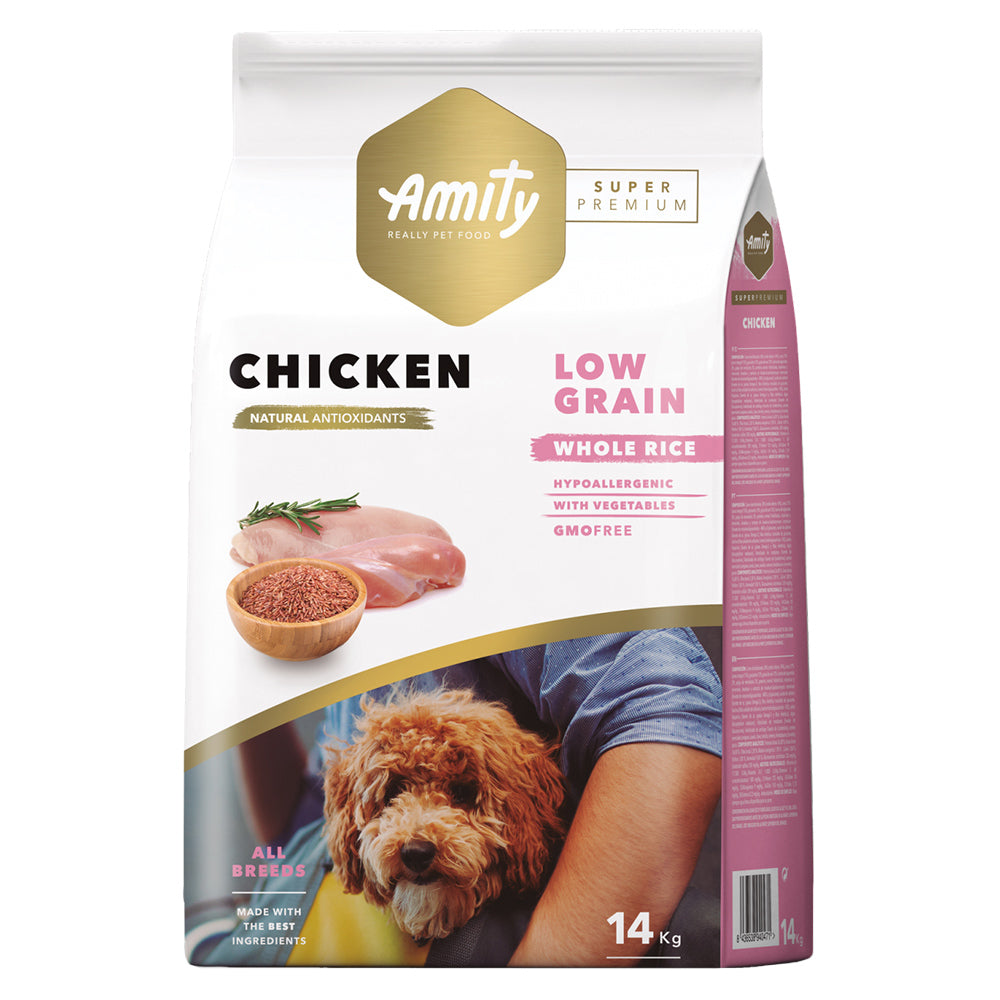 Amity Cão SUPER PREMIUM Low Grain - Frango 14kg