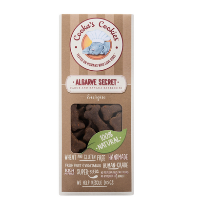 Cooka's Cookies - Barkissini "Algarve Secret" com Alfarroba e Banana 100g