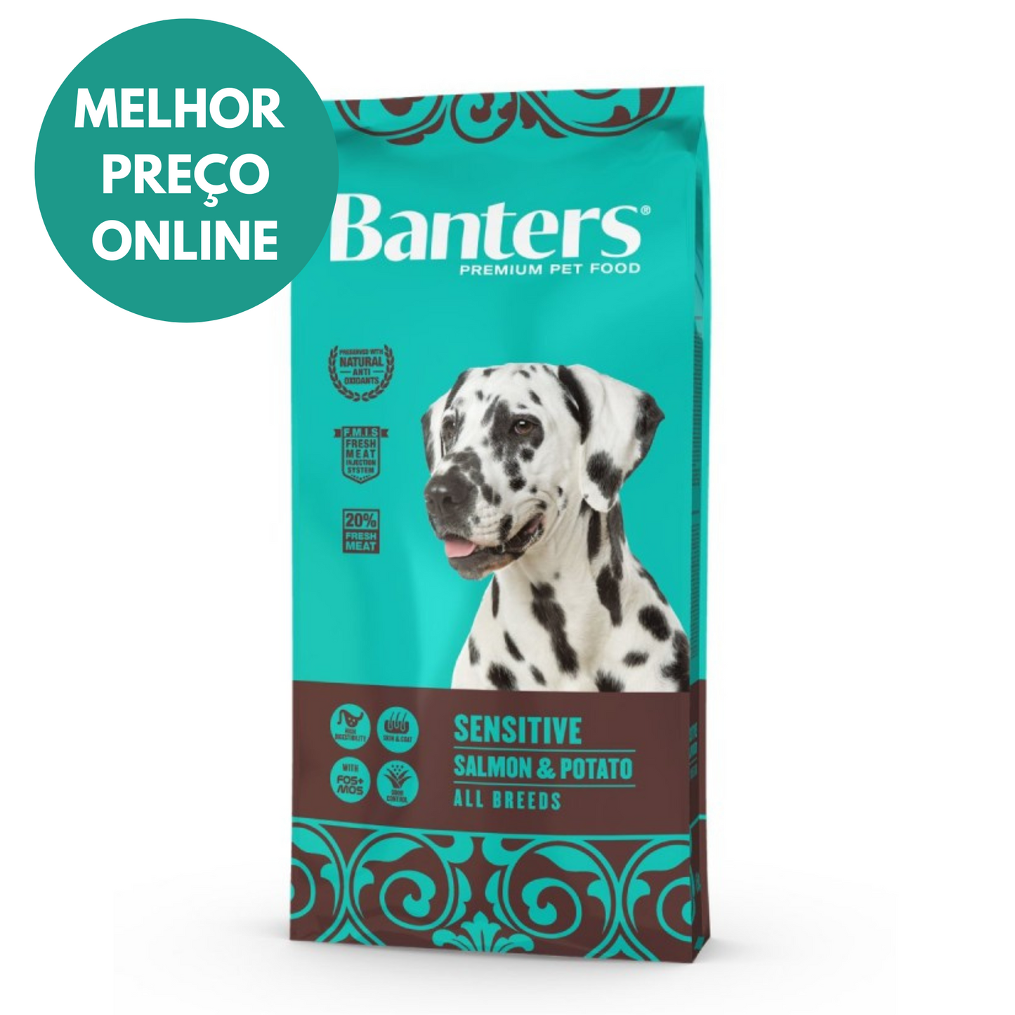 Banters Adulto Sensitive Salmão 15kg