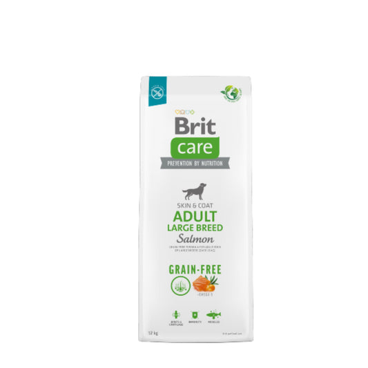 Brit Care Cão Large Breed Grain Free Salmão 12kg - ração sem cereais para cães de raças grandes
