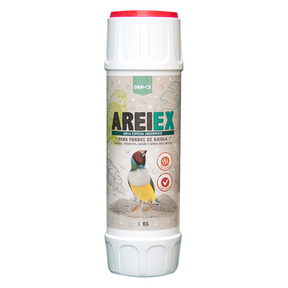 Areiex - areia especial para aves