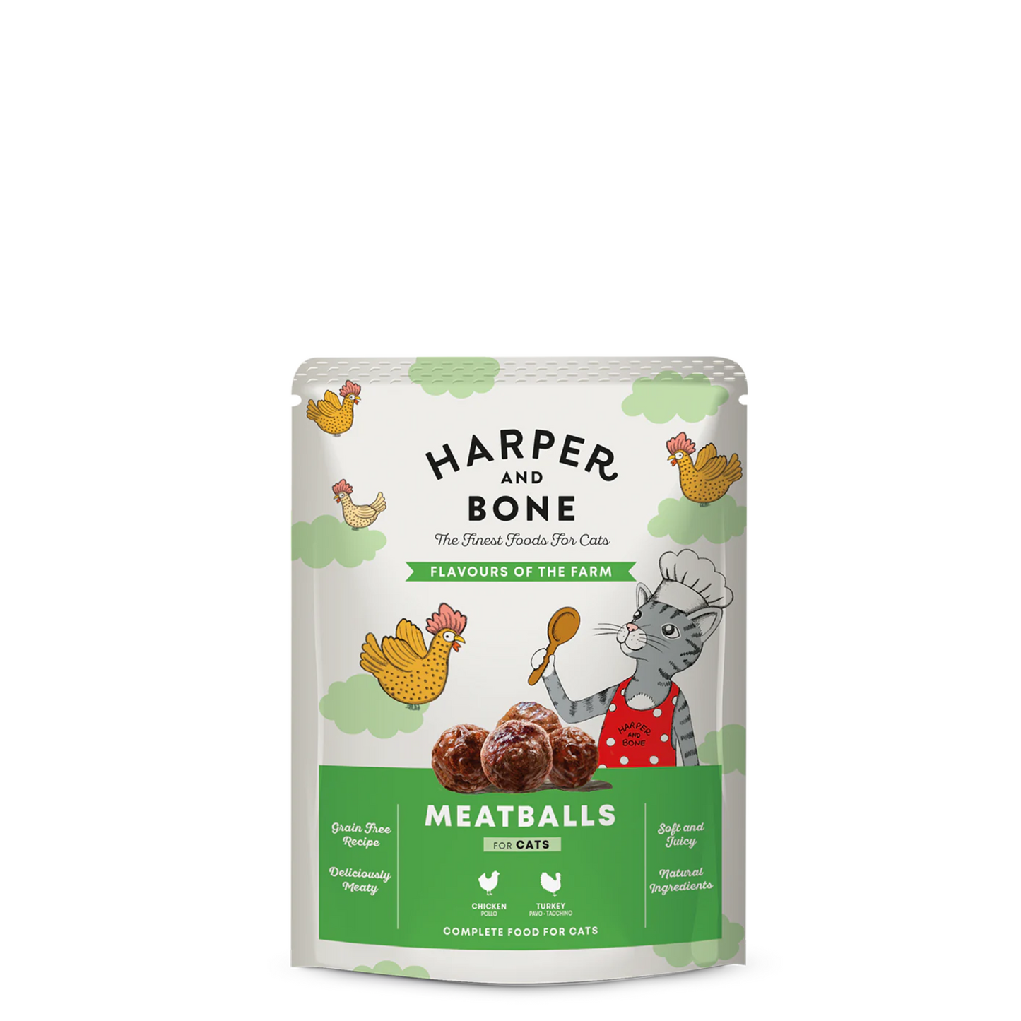 Harper and Bone Meatballs - Flavours of the Farm Gato 85g