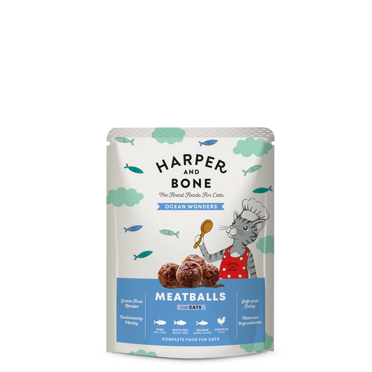 Harper and Bone Meatballs - Ocean Wonders Gato 85g