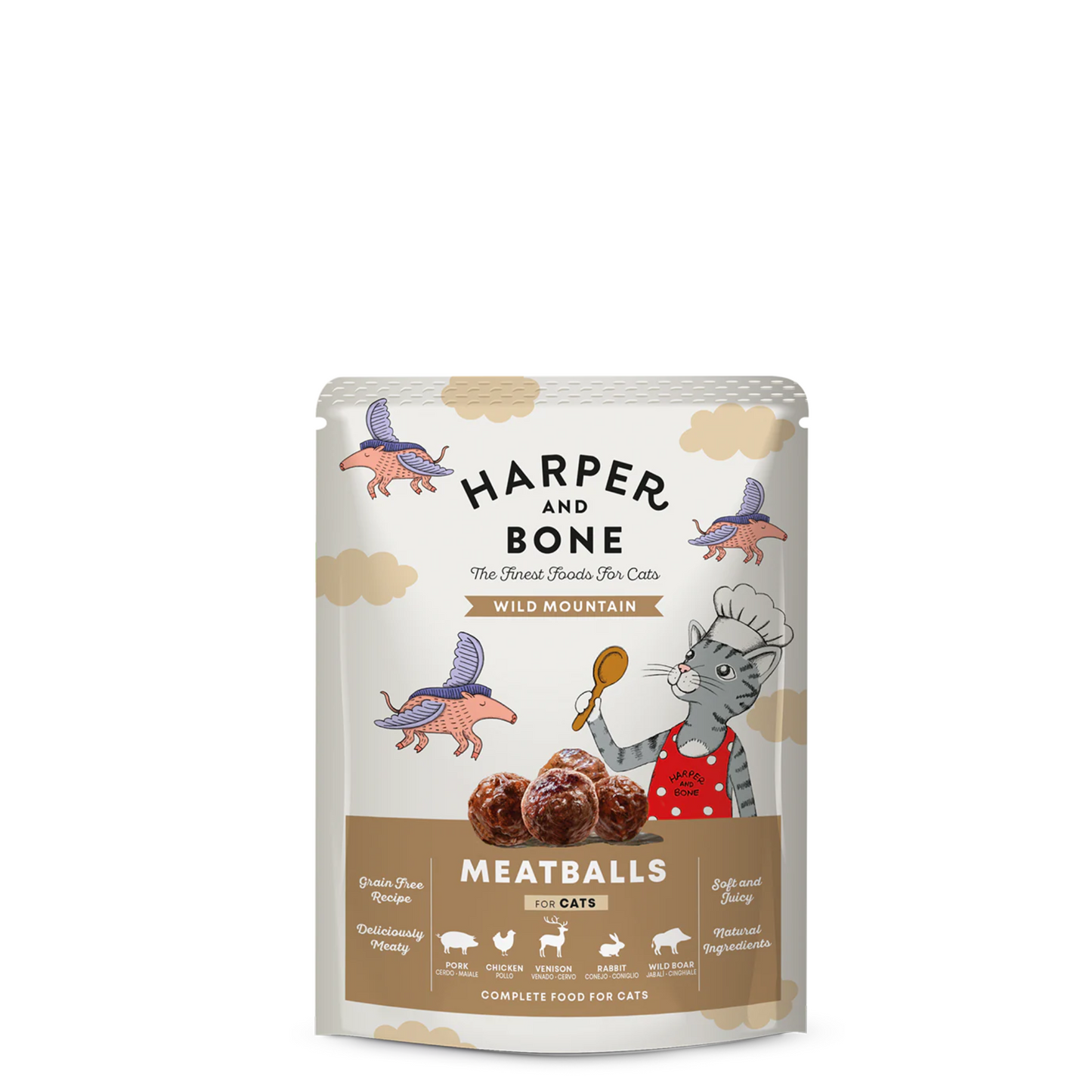 Harper and Bone Meatballs - Wild Mountain Gato 85g