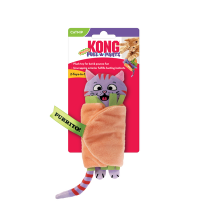 Kong Pull-a-Partz Purrito 2 em 1