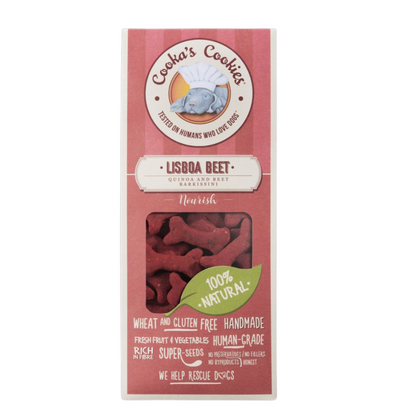 Cooka's Cookies - Barkissini "Lisboa Beet" com Quinoa e Beterraba 100g