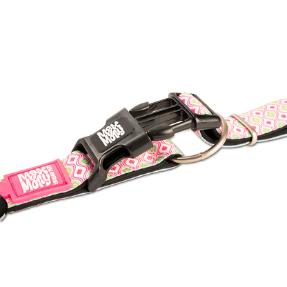 Coleira com ID Tag Max&Molly - Retro Pink