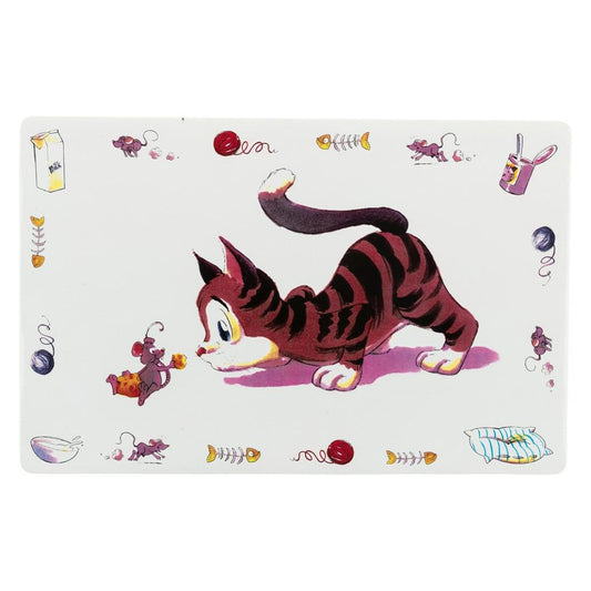 Tapete para gamelas "Gato e Rato" 44x28cm - Trixie
